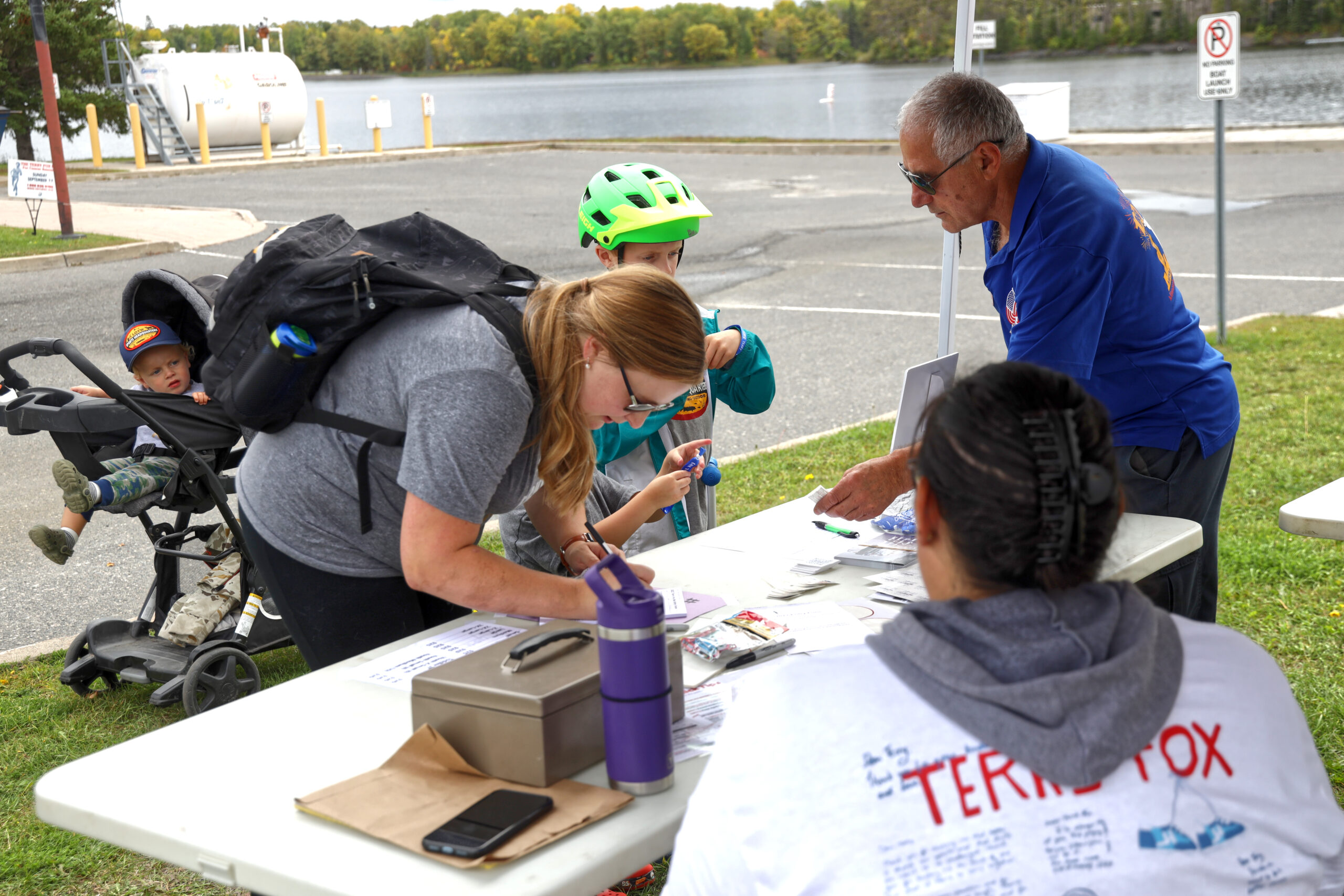 “Dear Terry…” locals walk, run, bike and scoot for cancer research