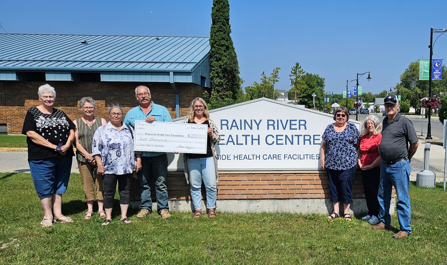 One cheque closer to new Rainy River ultrasound