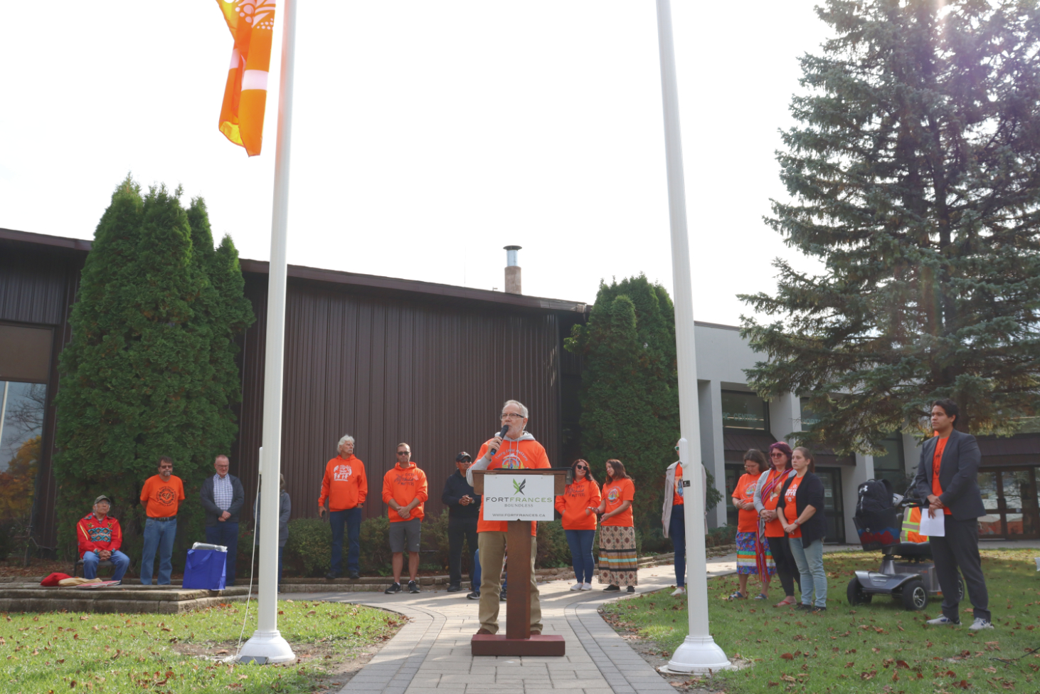 Survivor’s Flag raised at Fort Frances Civic Centre in a historic first