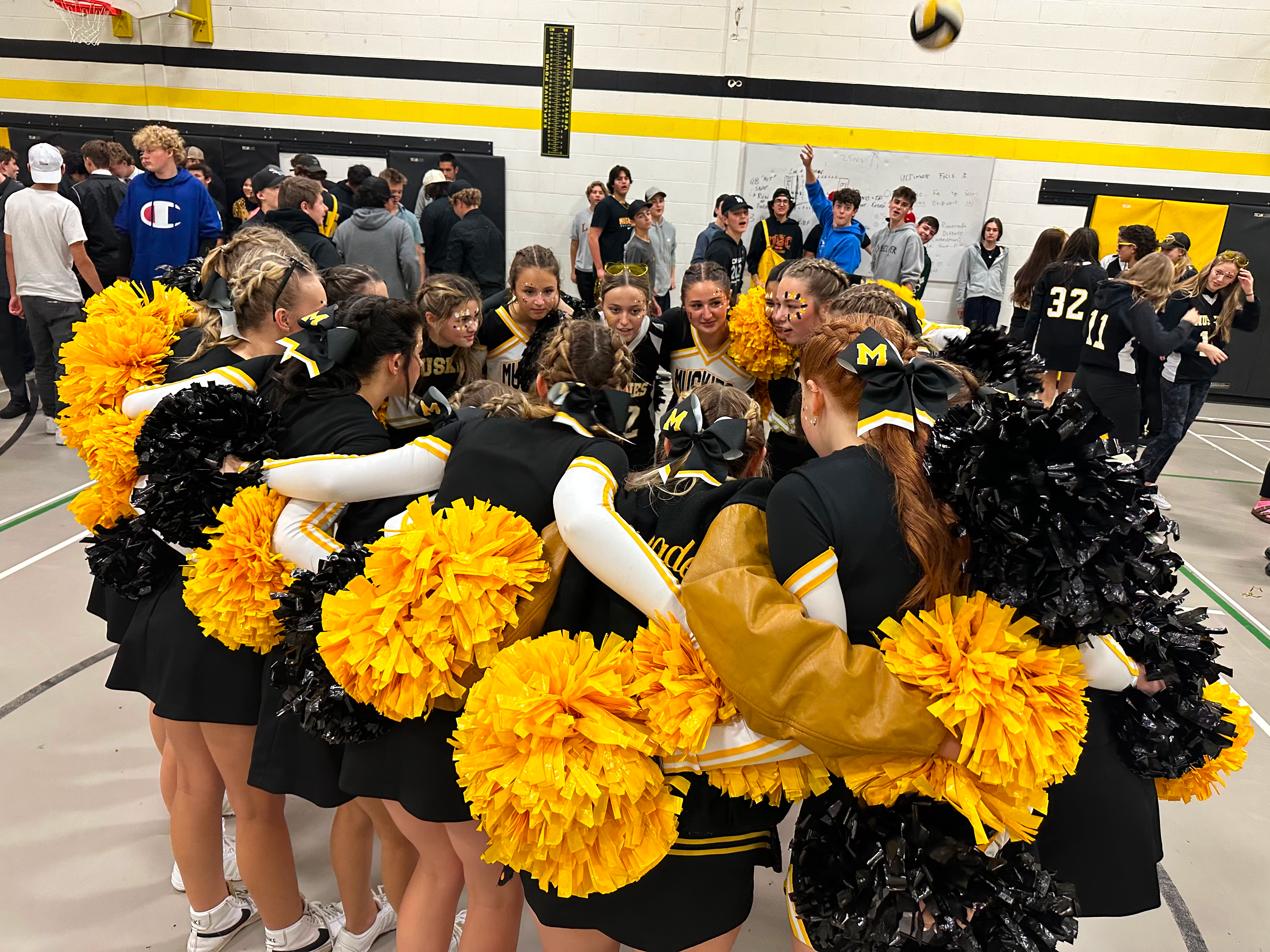 Muskie cheerleaders adding to school spirit