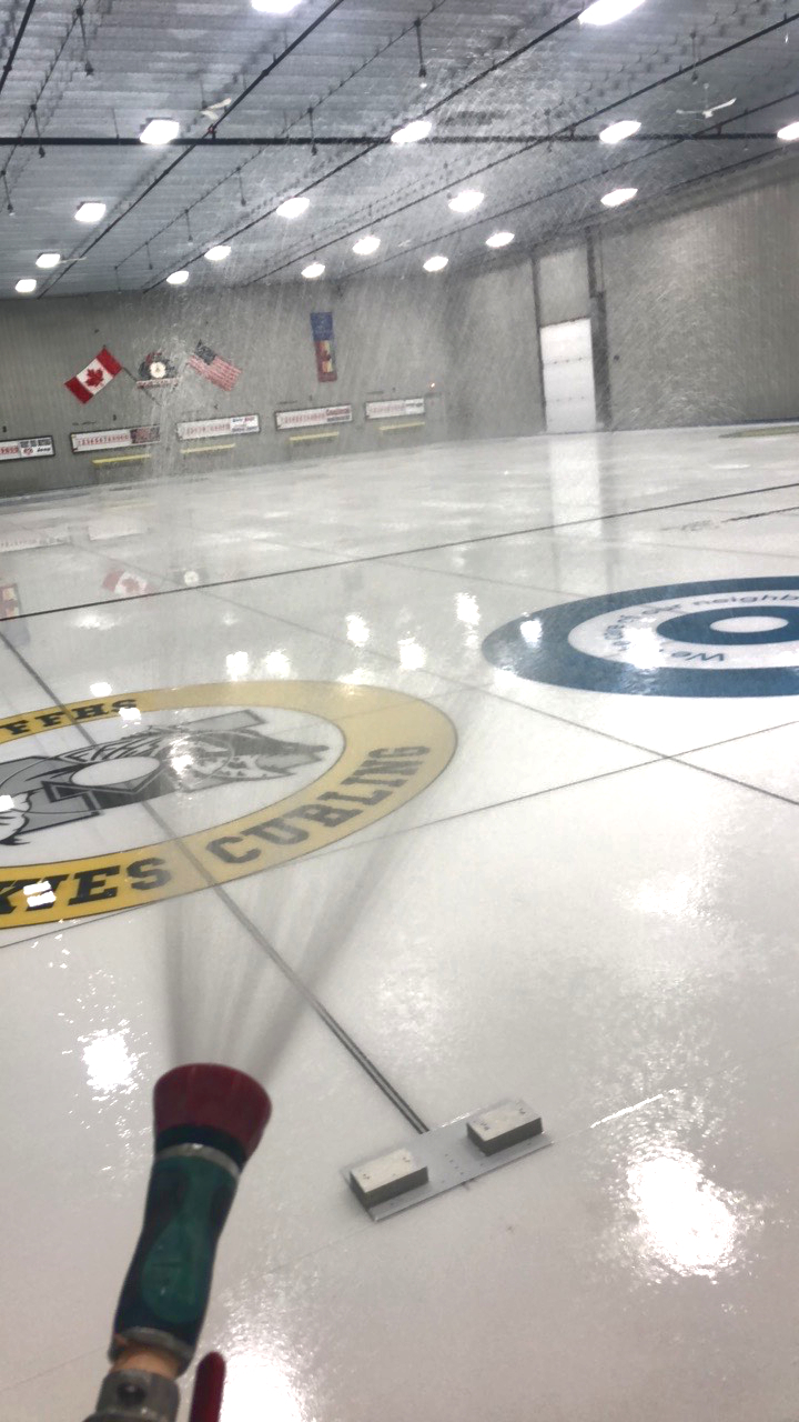 Rinks getting ready to go