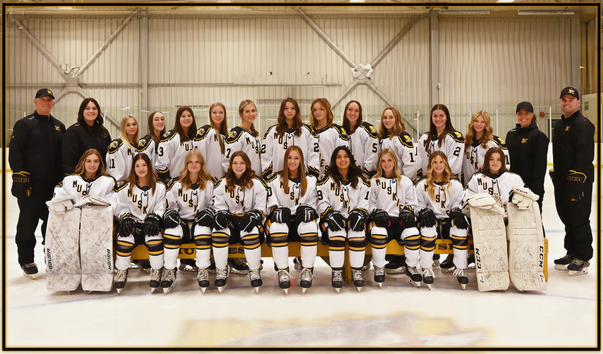 New faces on both boys and girls Muskie hockey teams