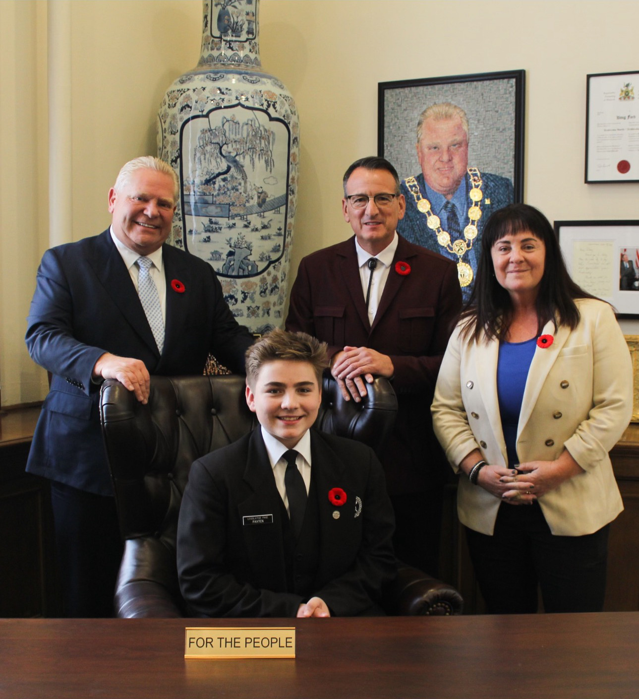 Pax Hughes living his dream as a provincial page