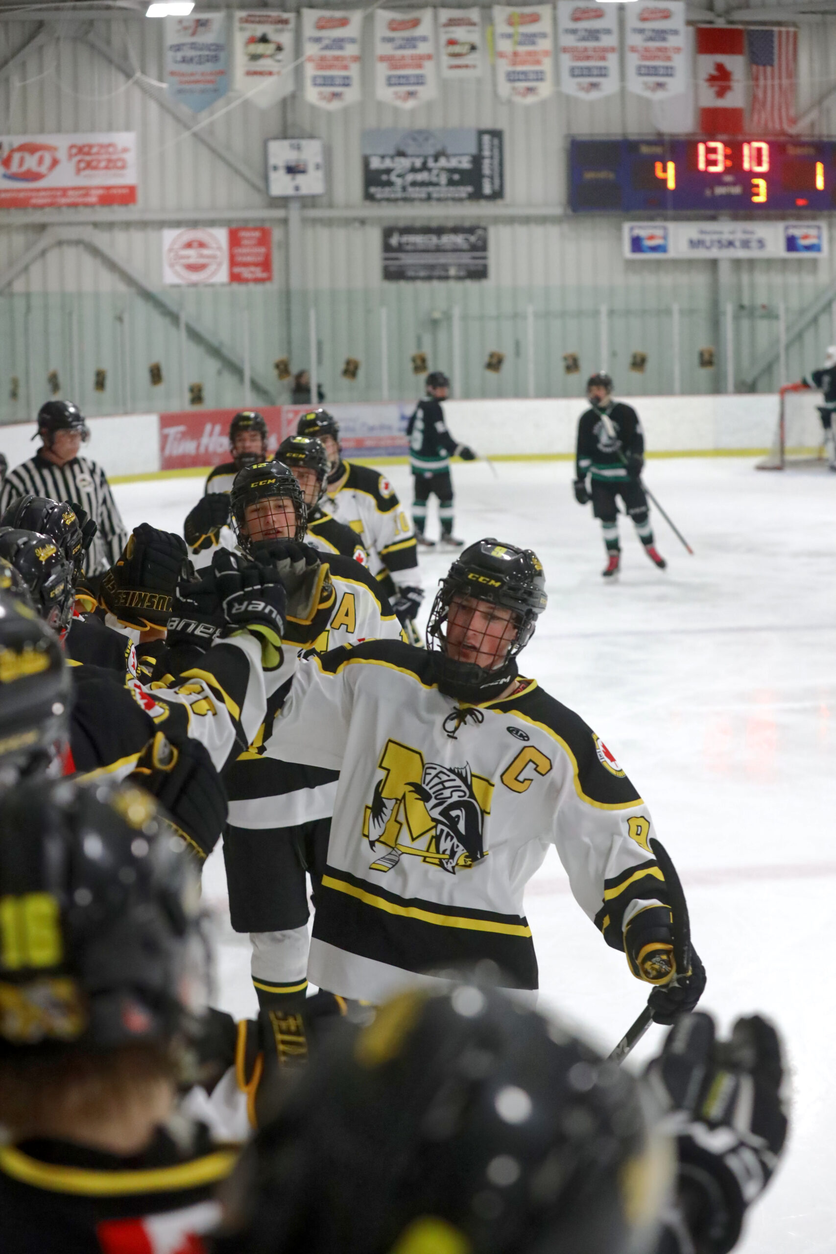 Single-game elimination format hard for Muskies to overcome as hockey seasons end in silver