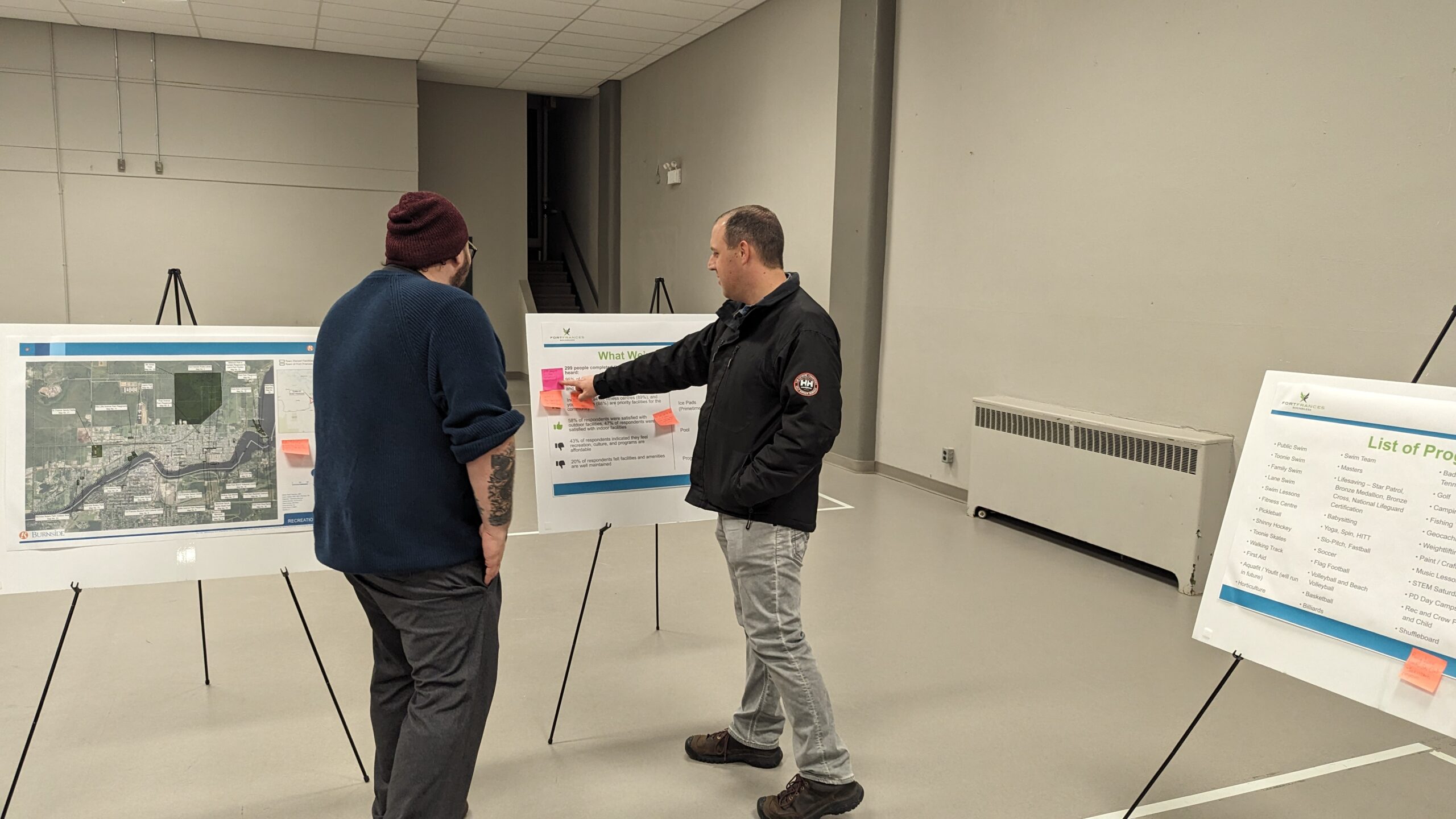 Open house produces feedback for recreation master plan