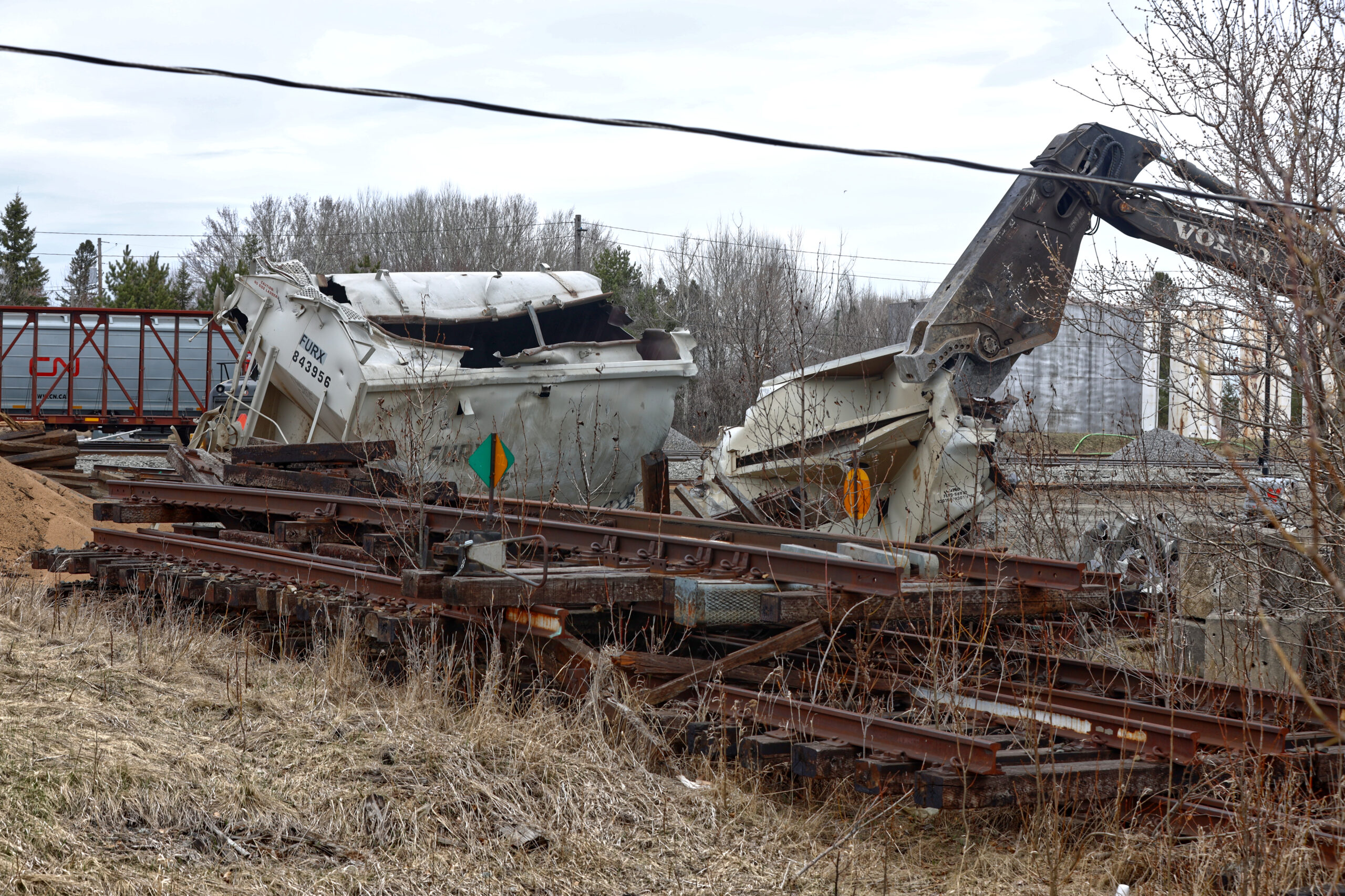 Train yard cleanup