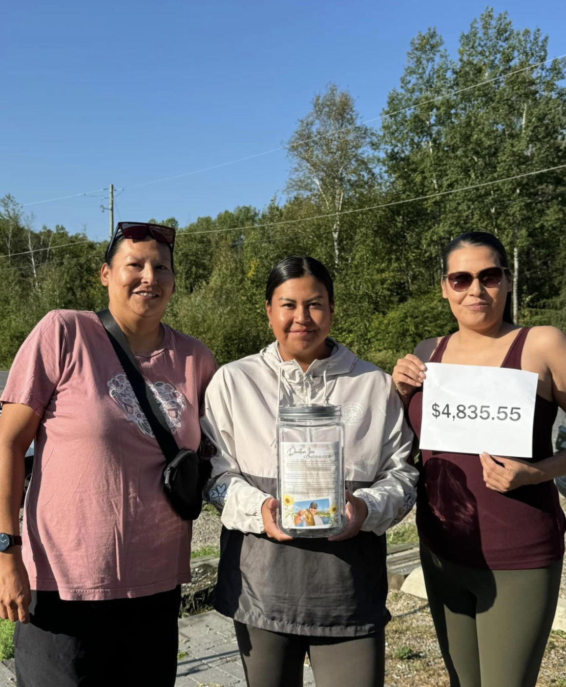 DONATIONS RECEIVED OVERWHELMING