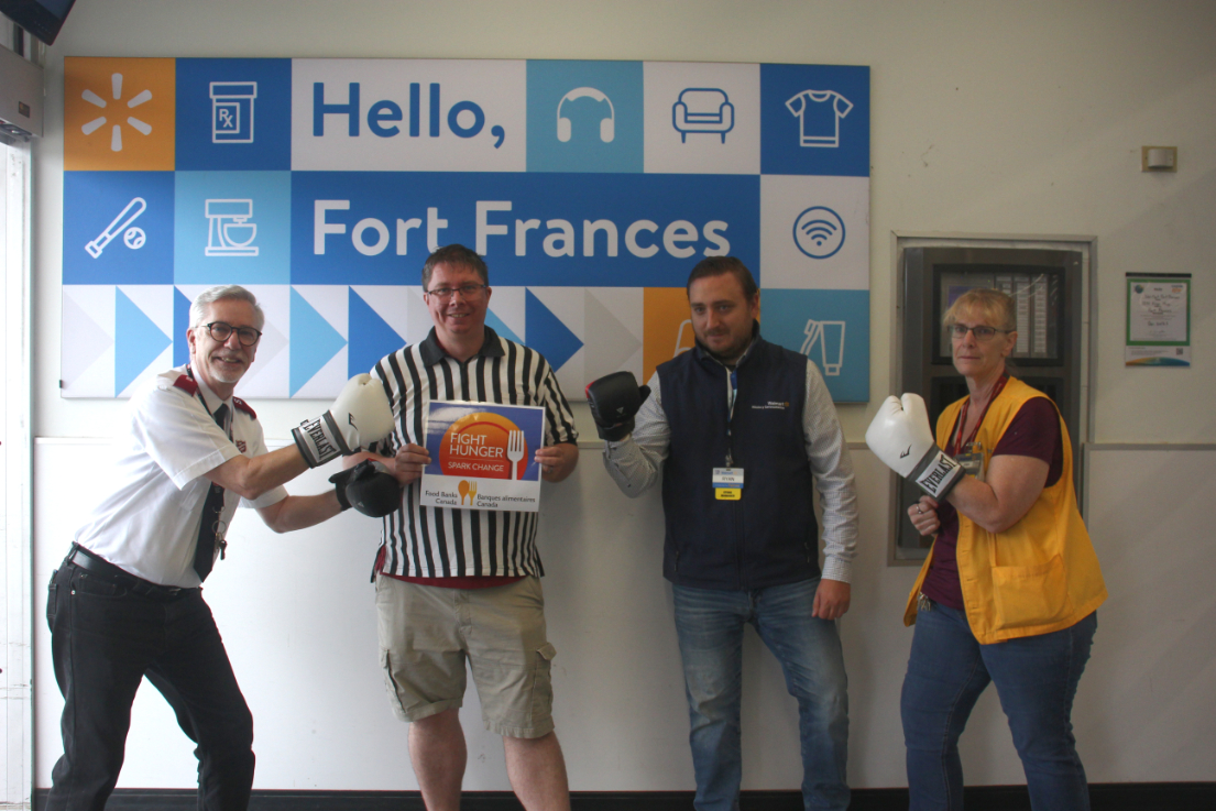 Walmart ‘Fight Hunger, Spark Change’ campaign raises more than $8,000 for Salvation Army Fort Frances food bank