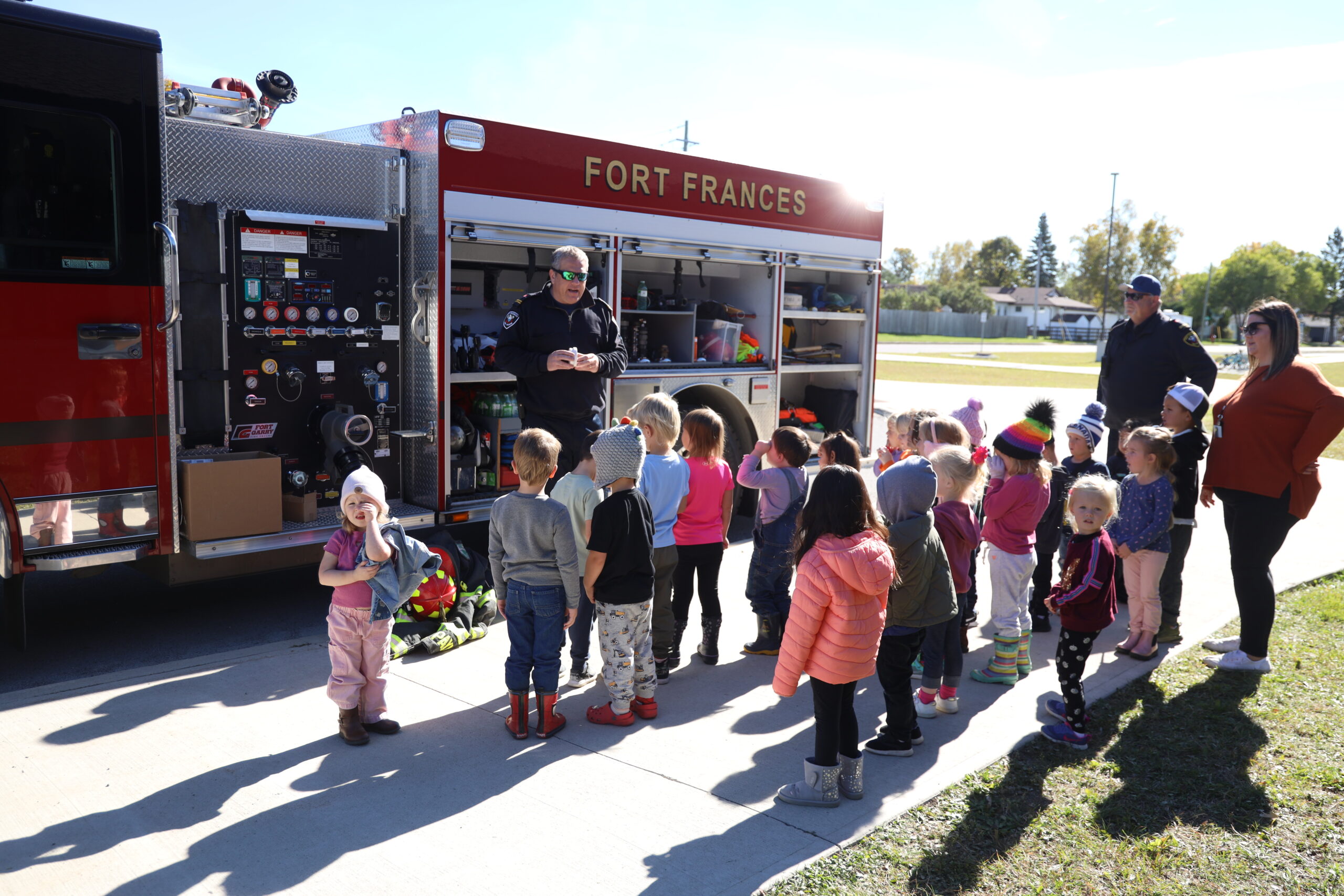 Learning about fire safety