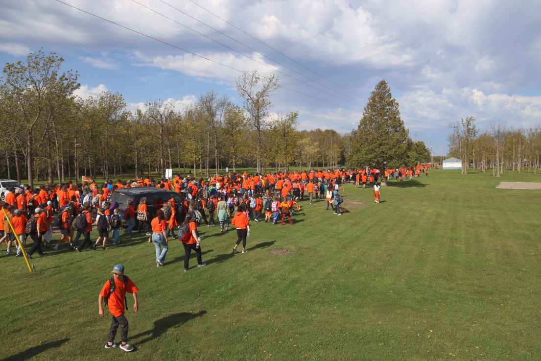 More than one thousand turn out for Residential School Awareness Walk