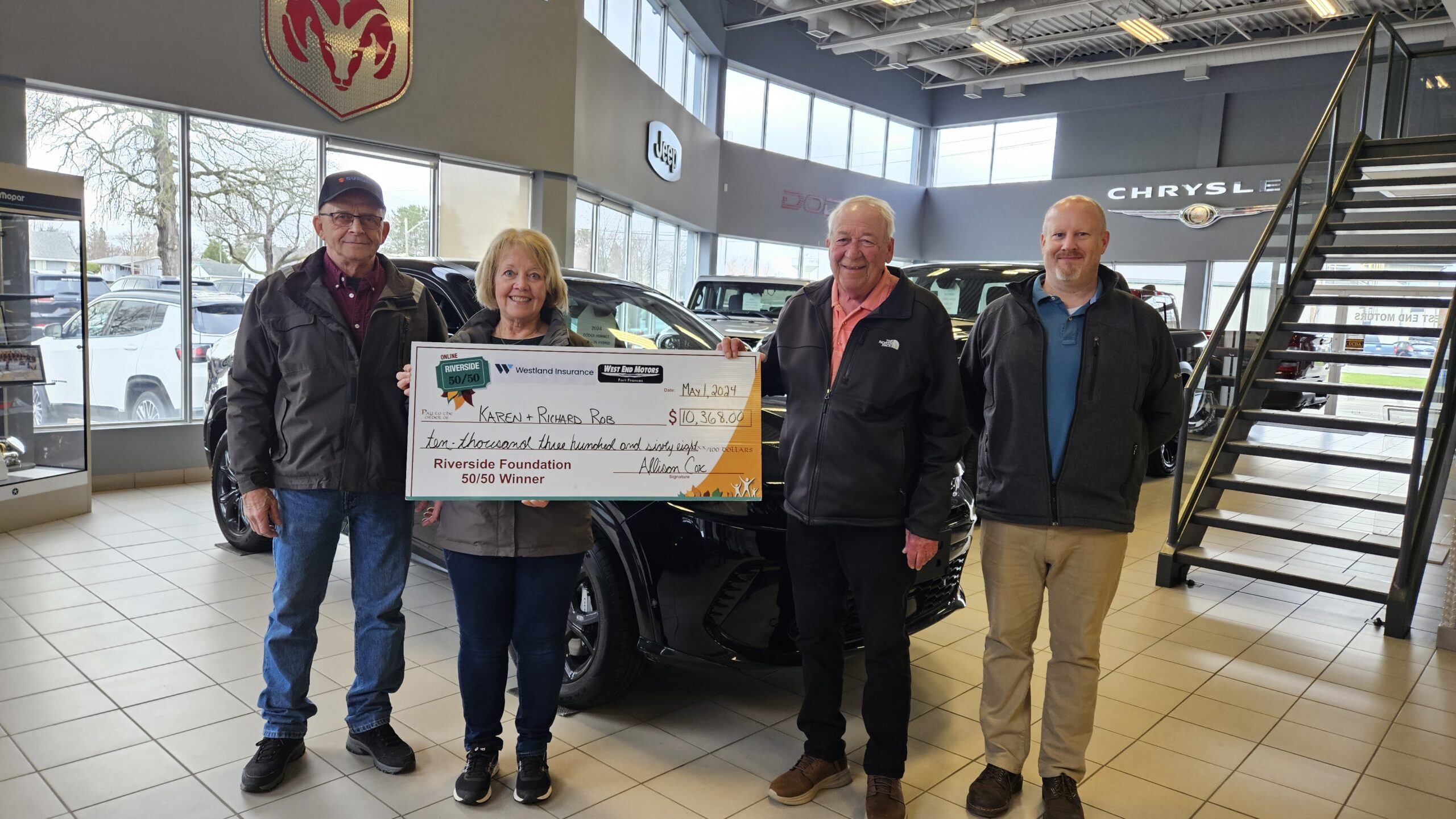 Need some Christmas cash? Get your Riverside Foundation for Healthcare 50/50 ticket today!