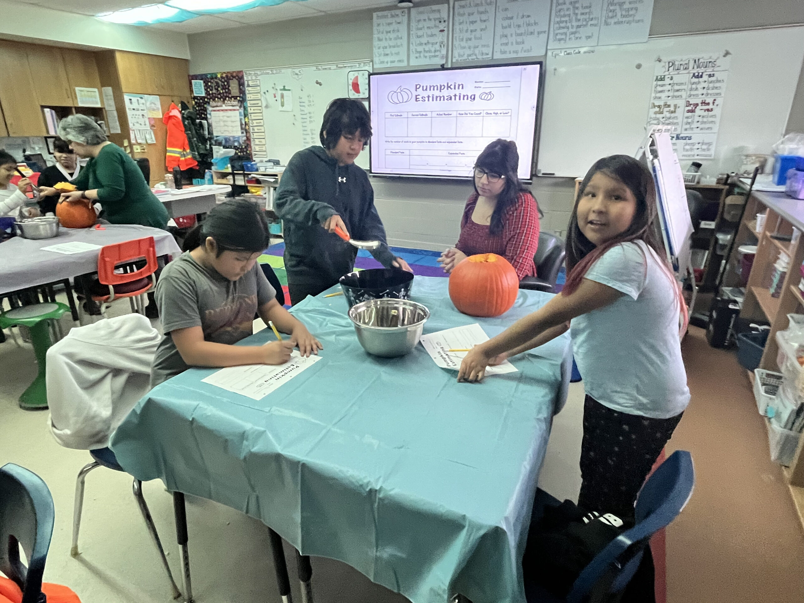 Students sow seeds of knowledge by squashing math problems