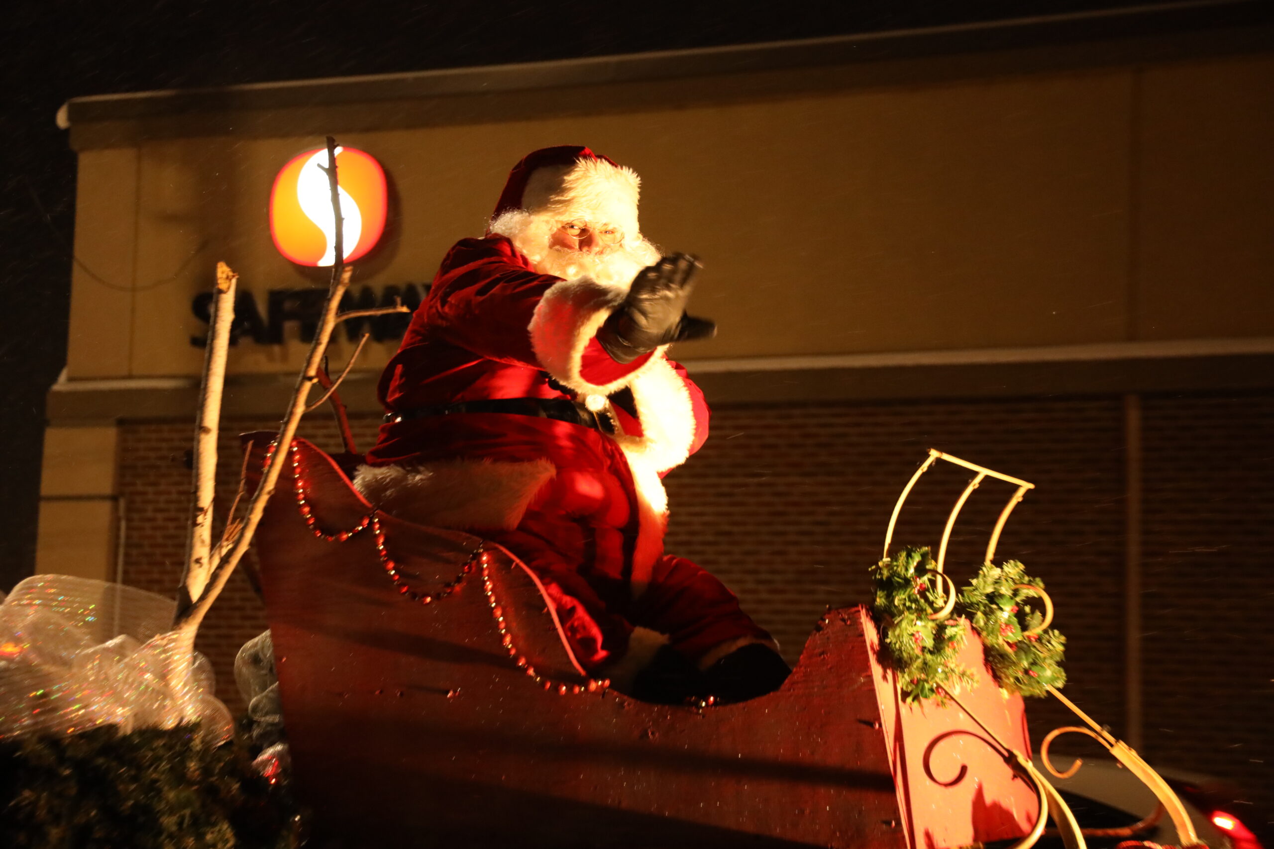 Santa Claus parade merry and bright!