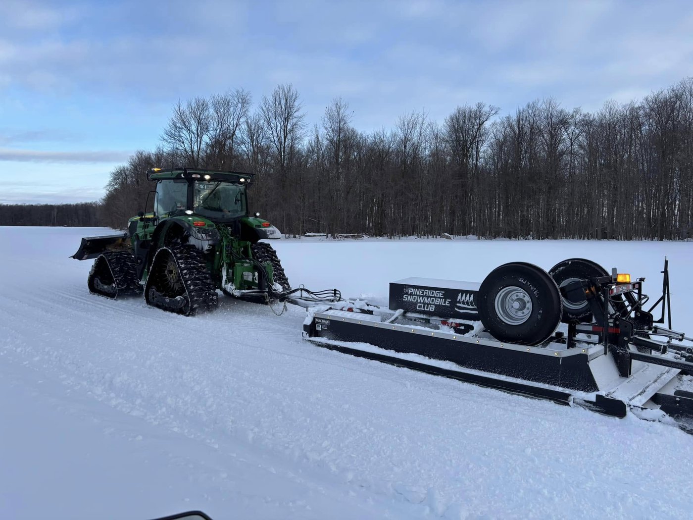Many snowmobile trails rely on good relations with farmers