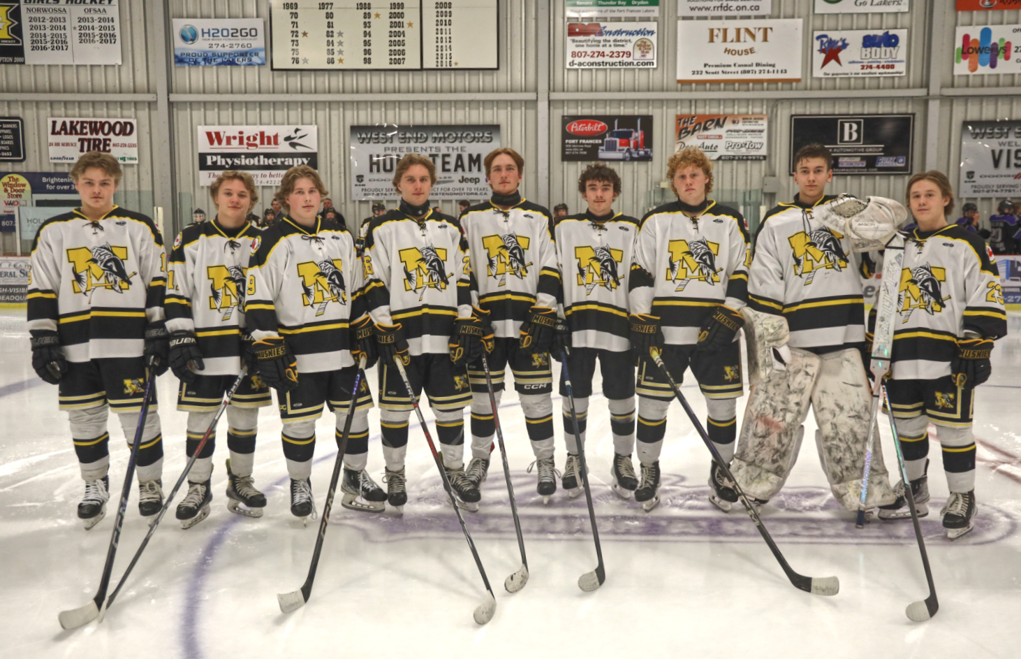 Muskie hockey teams honour departing seniors