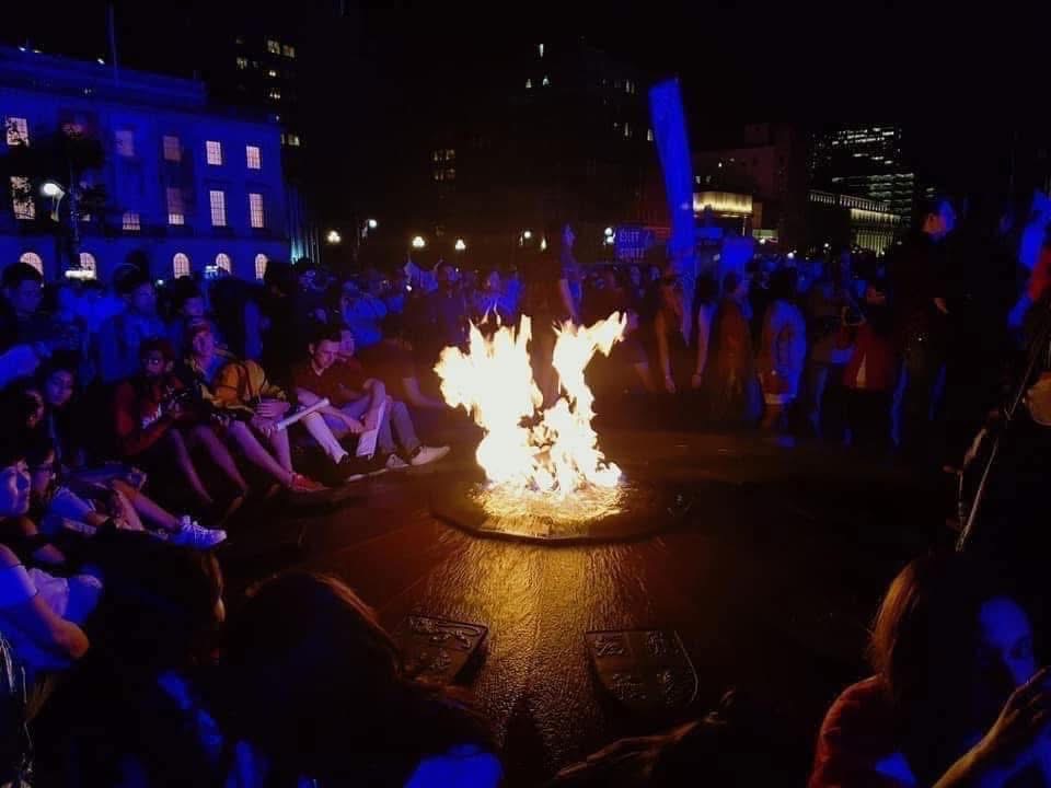 Glowing Embers Lighting Northern Lights: Ottawa, Doug, and I
