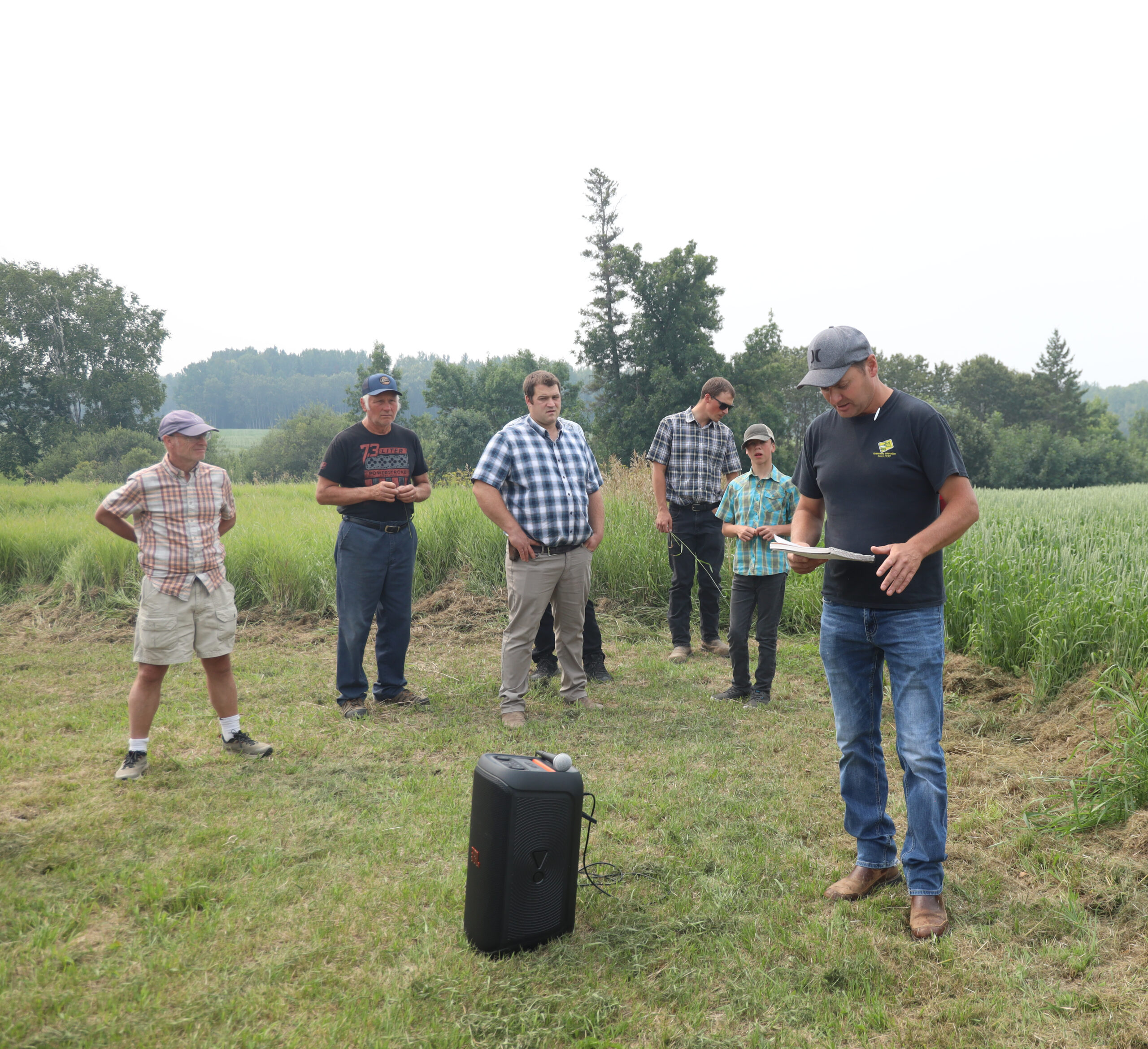 Soil and Crop Association donates proceeds from field to Canadian Foodgrains Bank