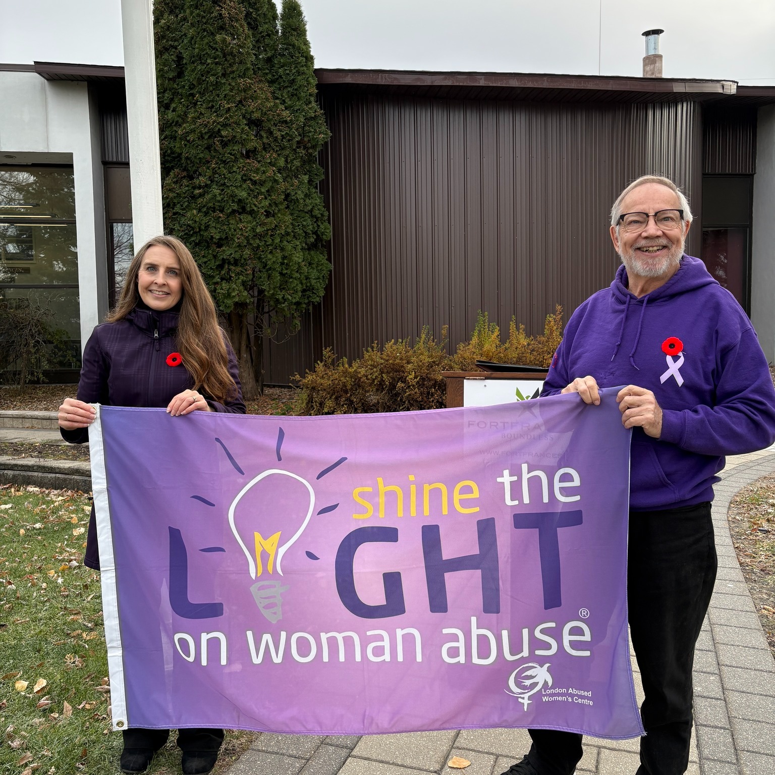 November campaign shines a light on woman abuse