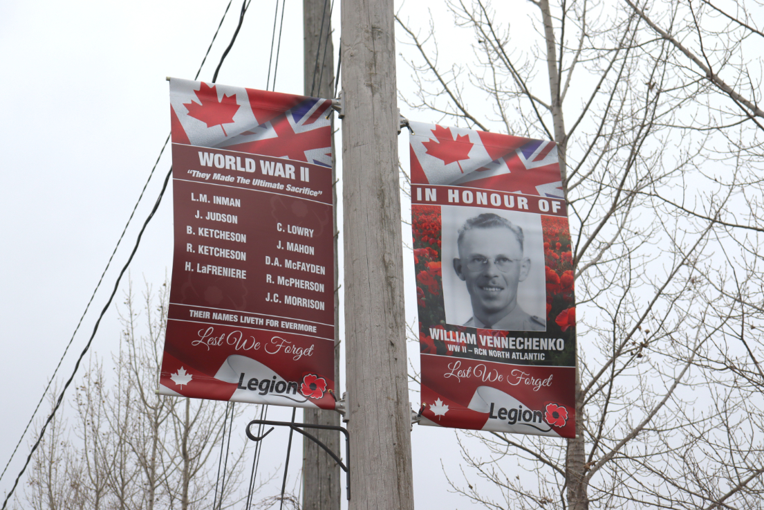 Remembrance banners keep sacrifices alive