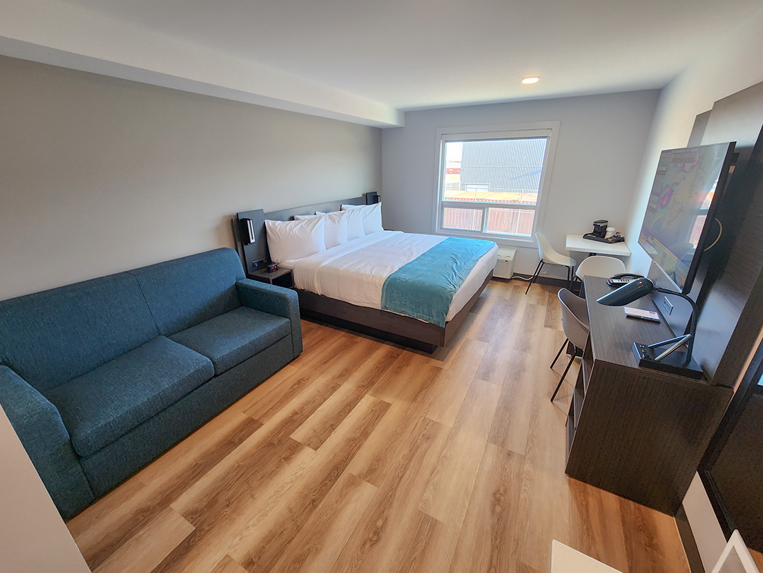 Studio 6 opens for tours including extended-stay amenities and dedicated hockey room