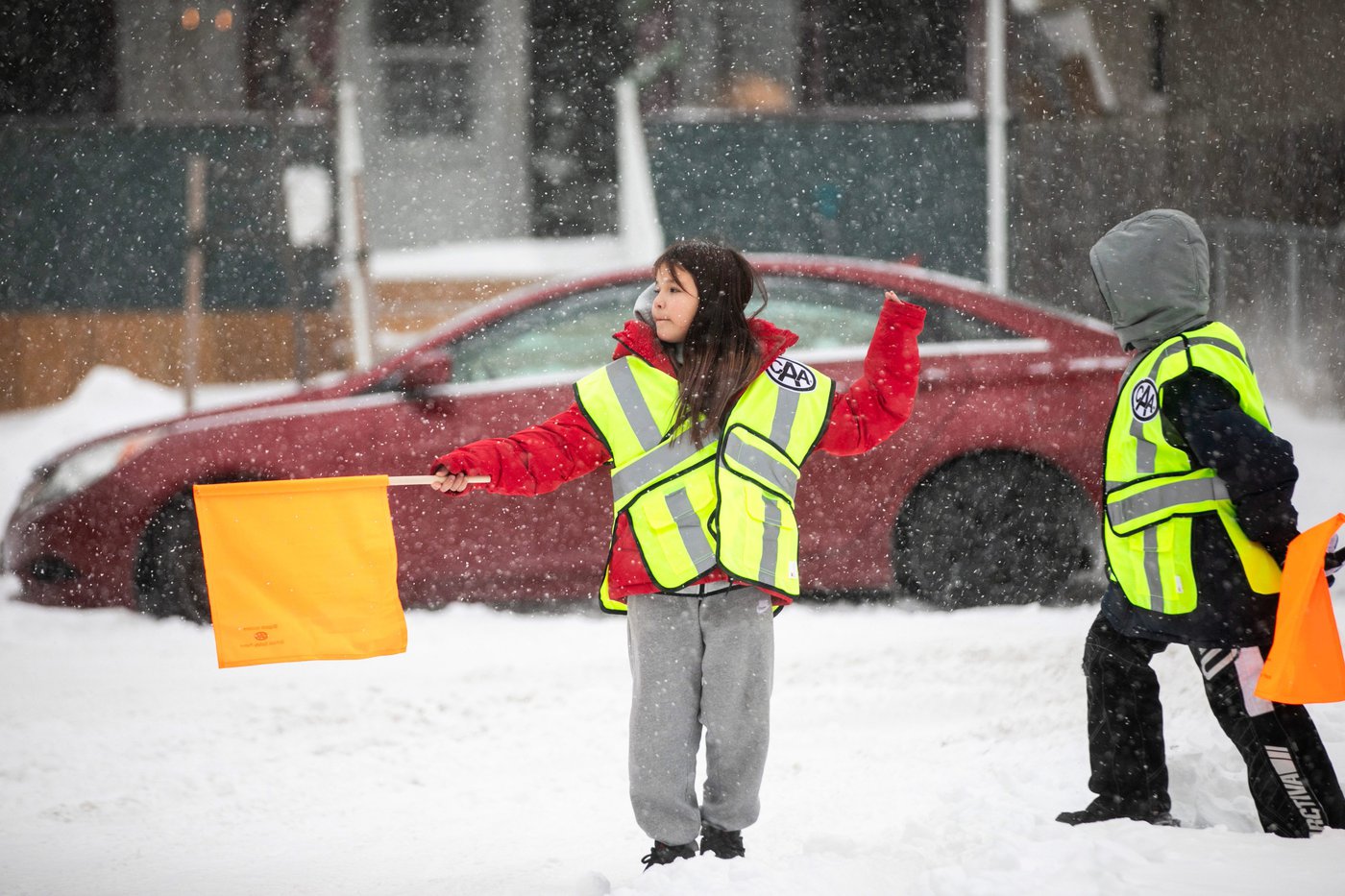 Donning the vest: Young Winnipeg crossing guards take up safety tradition since 1936