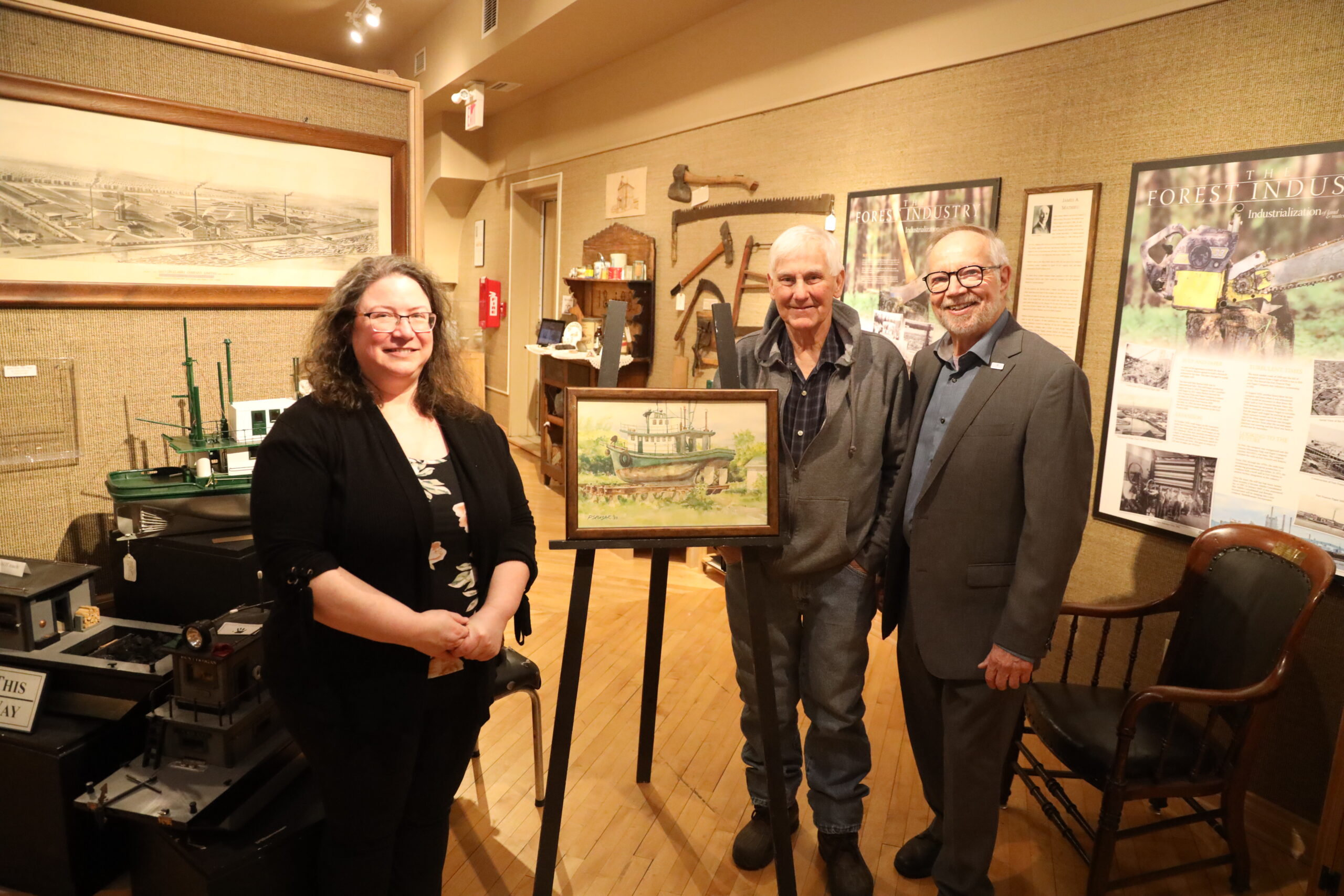 Hallett painting returns to its birthplace after a bit of a journey