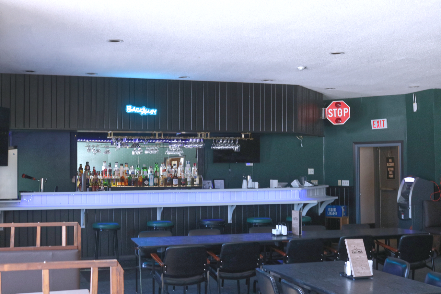 New management reopen Back Alley Bar and Restaurant at Emo Inn