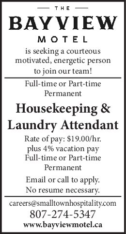 Housekeeping & Laundry Attendant