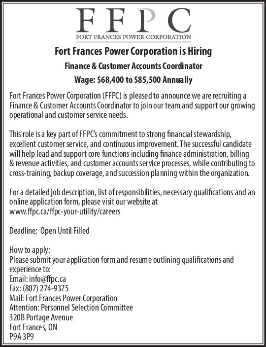 Finance Customer Accounts Coordinator