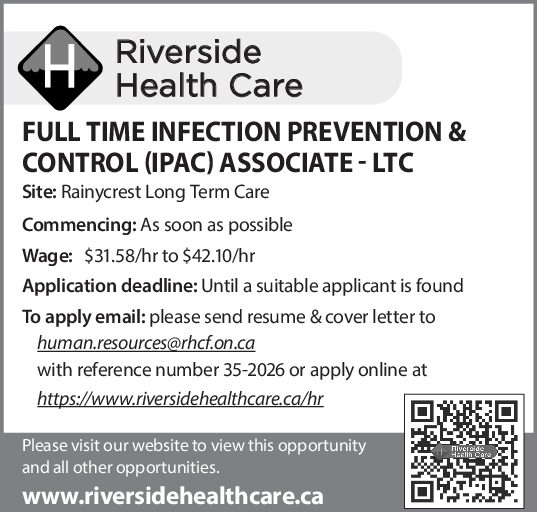 Infection Prevention & Control (IPAC) Associate – LTC