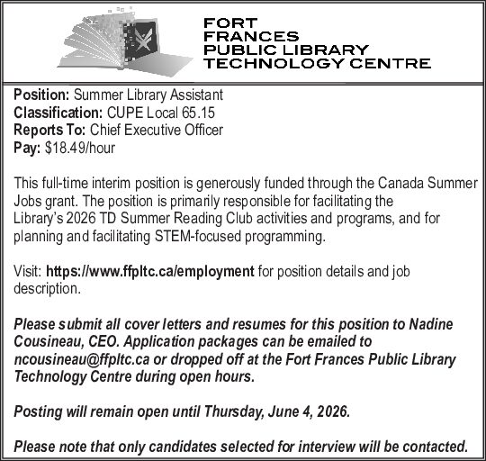 Summer Library Assistant