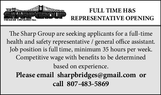 Health adn Safety Representative / General Office Assistant