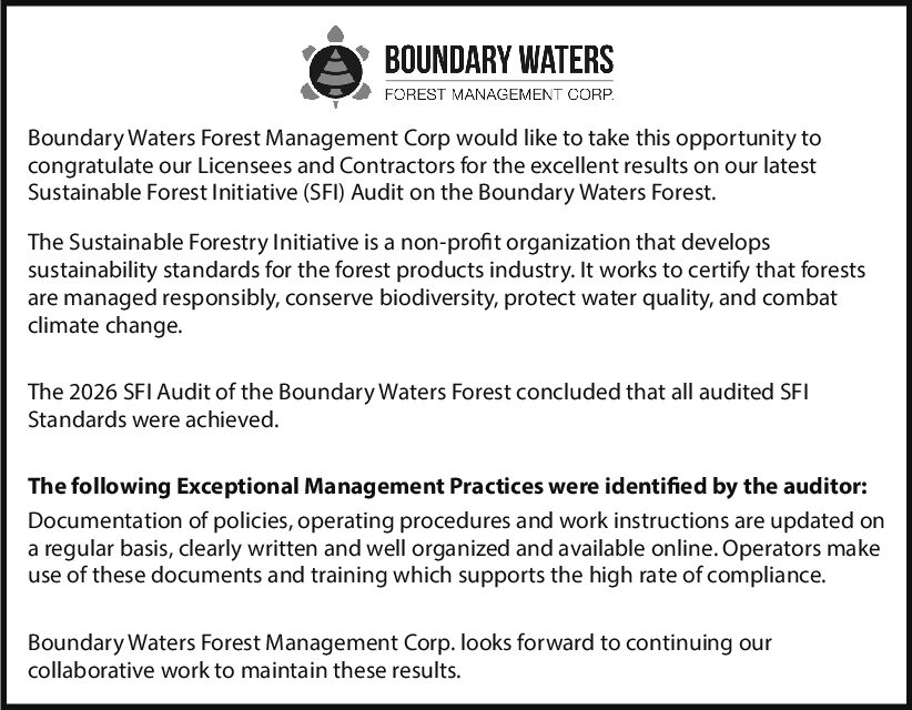Boundary Waters Forest Management Corp
