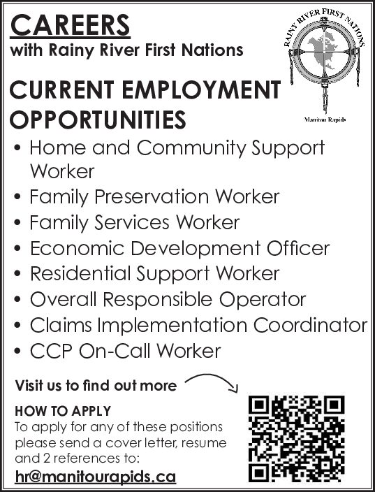 Careers with Rainy River First Nations