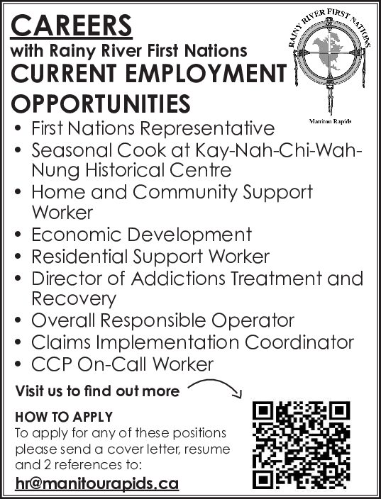 Careers with Rainy River First Nations