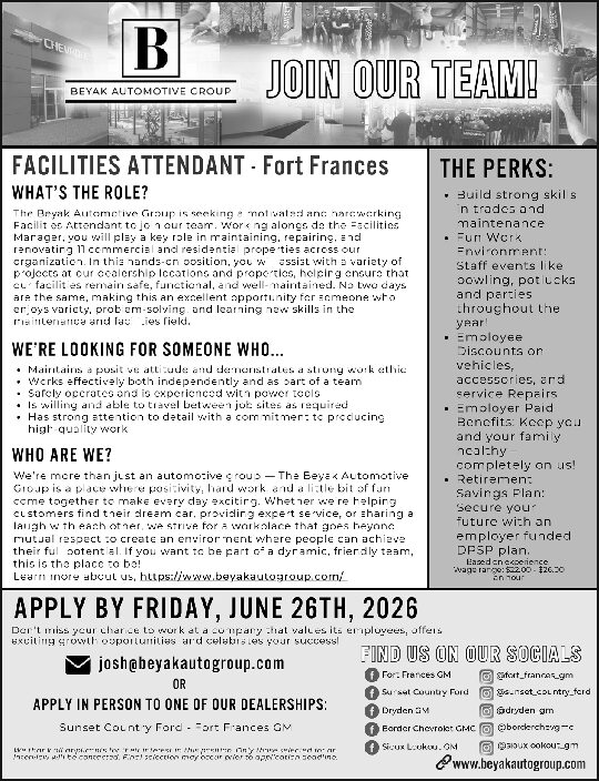 Facilities Attendant