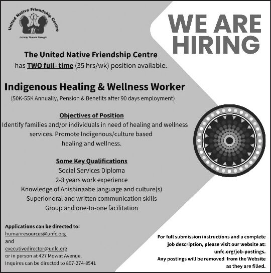 Indigenous Healing & Wellness Worker