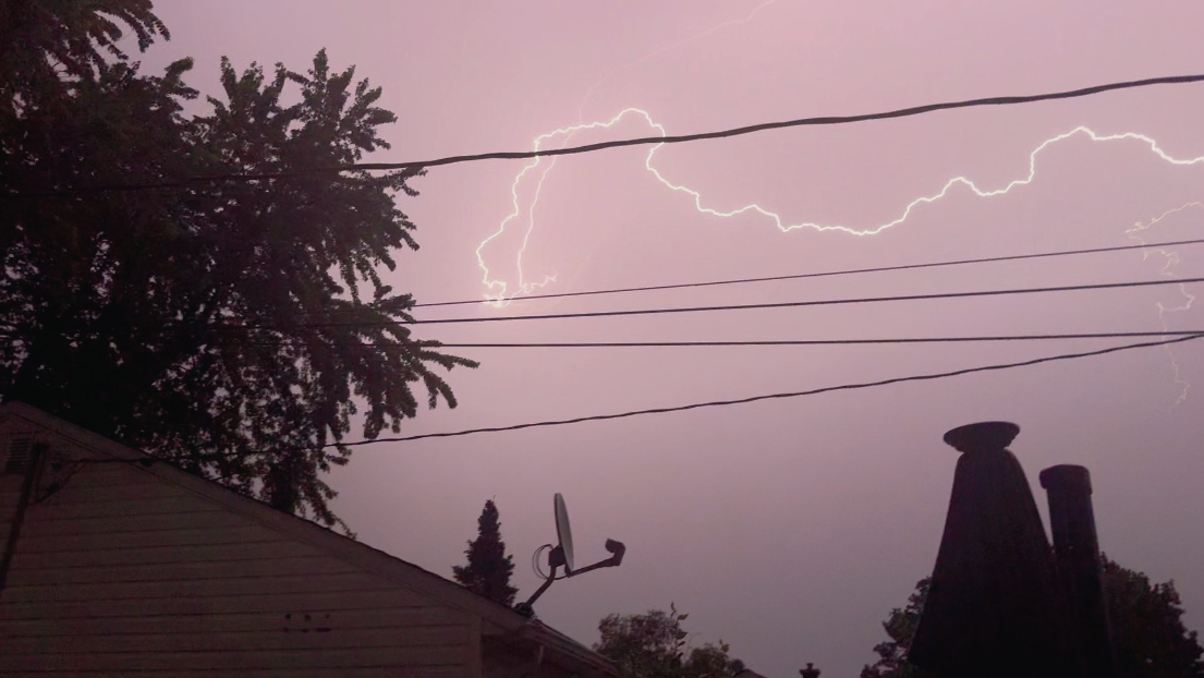 Nature puts on a late-night light show
