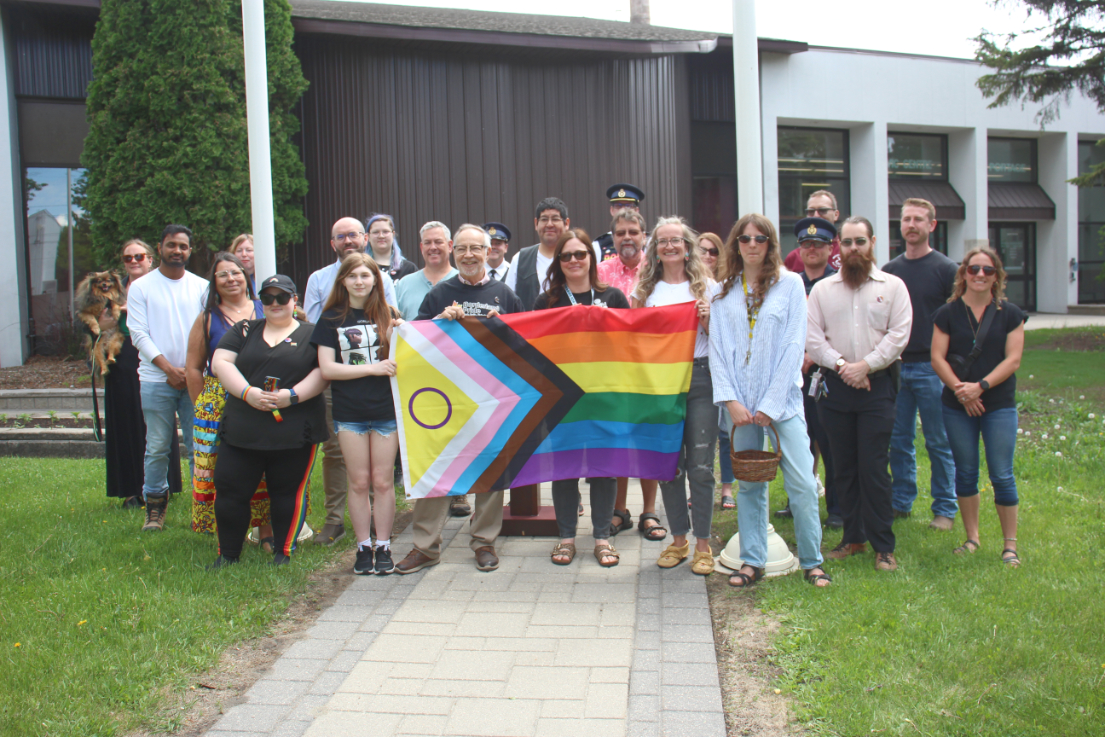 Town marks Pride Month with flag raising