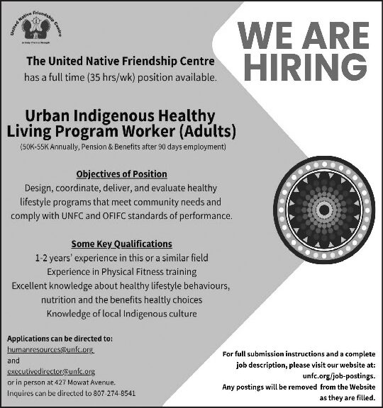 Urban Indigenous Healthy Living Program Worker