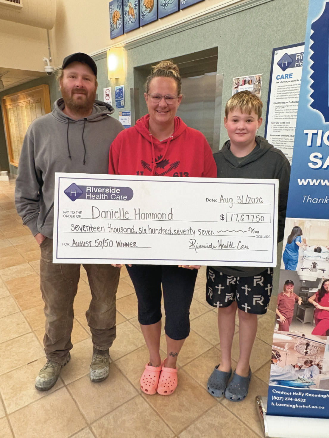 Devlinite takes home $17,677 as winner of August Riverside 50/50 draw