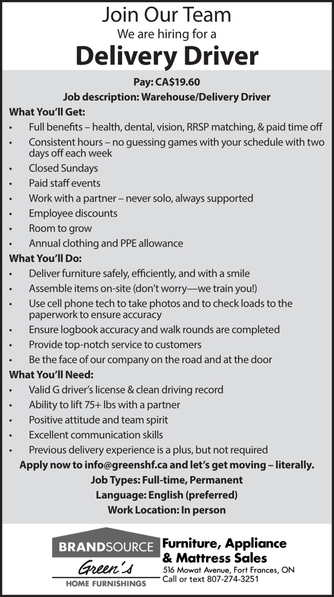 Delivery Driver