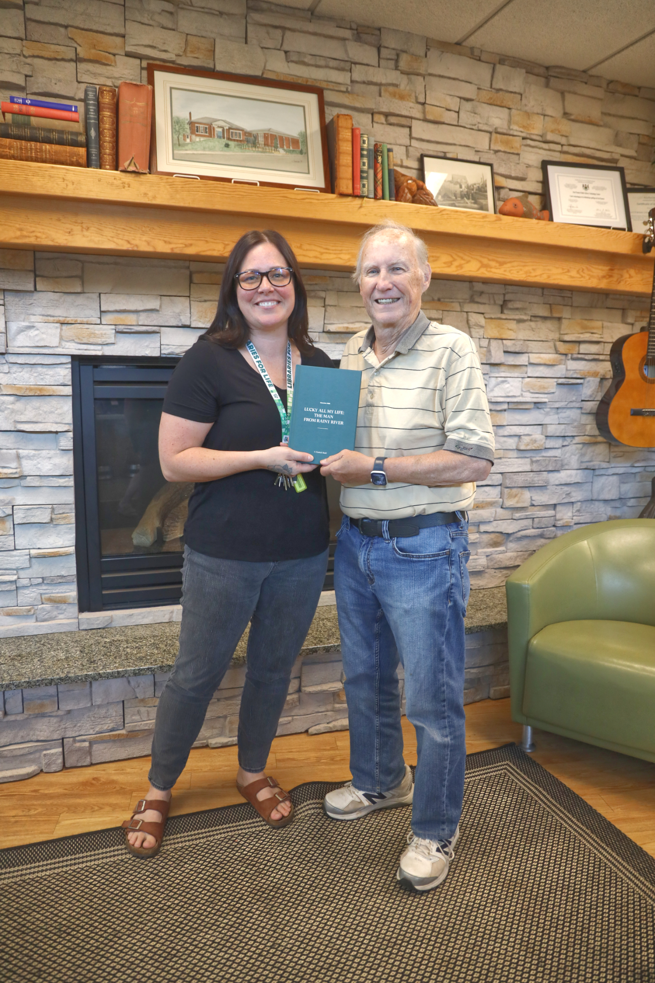 Lucky all his life: Former MPP donates autobiography to Fort Frances Public Library