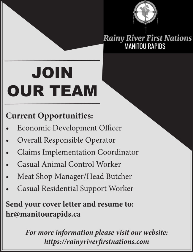 Rainy River First Nations Positions