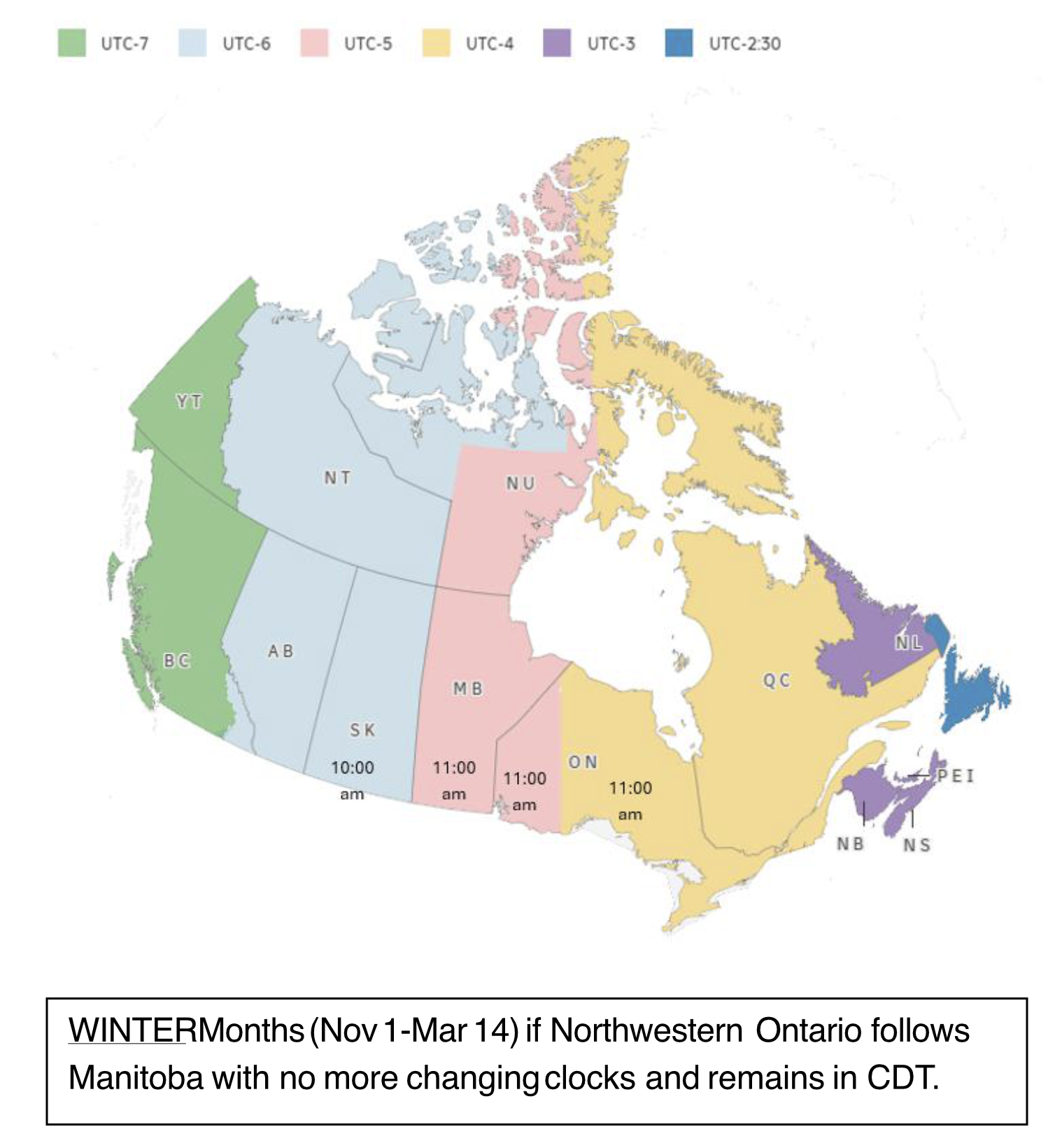 Unprecedented unanimity means NWO will stay on daylight time starting Nov. 1
